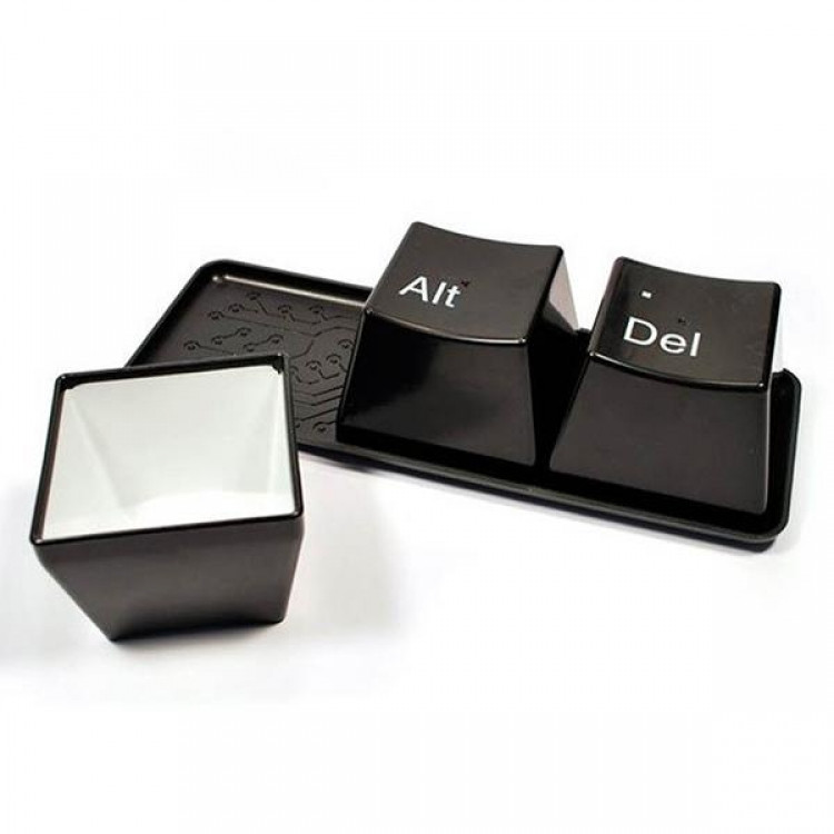 Оригінальні чашки Ctrl Alt Del (Чорні) Вінниця - фото 1
