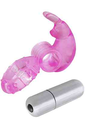 Эрекцонное кольцо Cuddle Vibro Pro 7режимов вибрации цвет розовый Sex Aura Киев