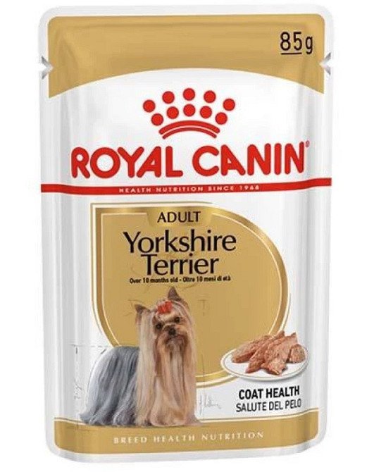 Royal Canin Yorkshire Terrier (Рояв Канин Йоркшир Тер’єр) вологий корм для йоркширських тер'єрів від 10 місяців 0,085 кг. Запоріжжя - фото 1