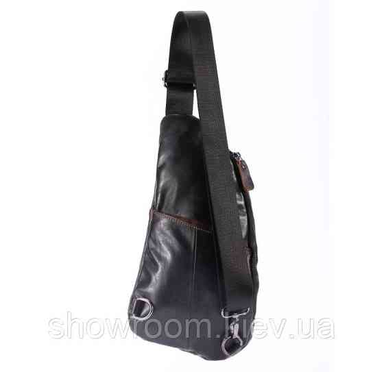 Мужская сумка на грудь (слинг), бананка Leather Collection (374) Киев