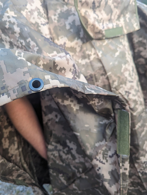 Пончо Анти-тепловізор дощовик, захист від тепловізора та від дощу, антитепловізор піксель Дніпро - фото 7