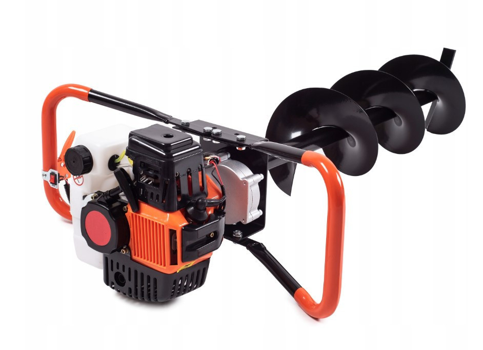 Бур бензиновий земляний BX-121, Мотобури бензобури та шнеки бури + 3 Свердла 100 150 200 Мм, Мотобур BOXER Львів - фото 9