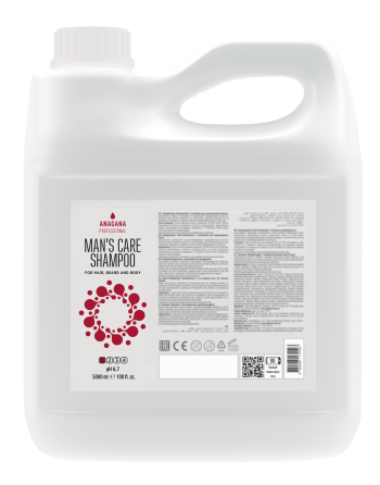Шампунь Чоловічий догляд для волосся, бороди та тіла MAN'S CARE SHAMPOO for hair, beard and body ANAGANA 5000 мл Вінниця