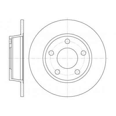 Тормозной диск REMSA 6723.00 Винница