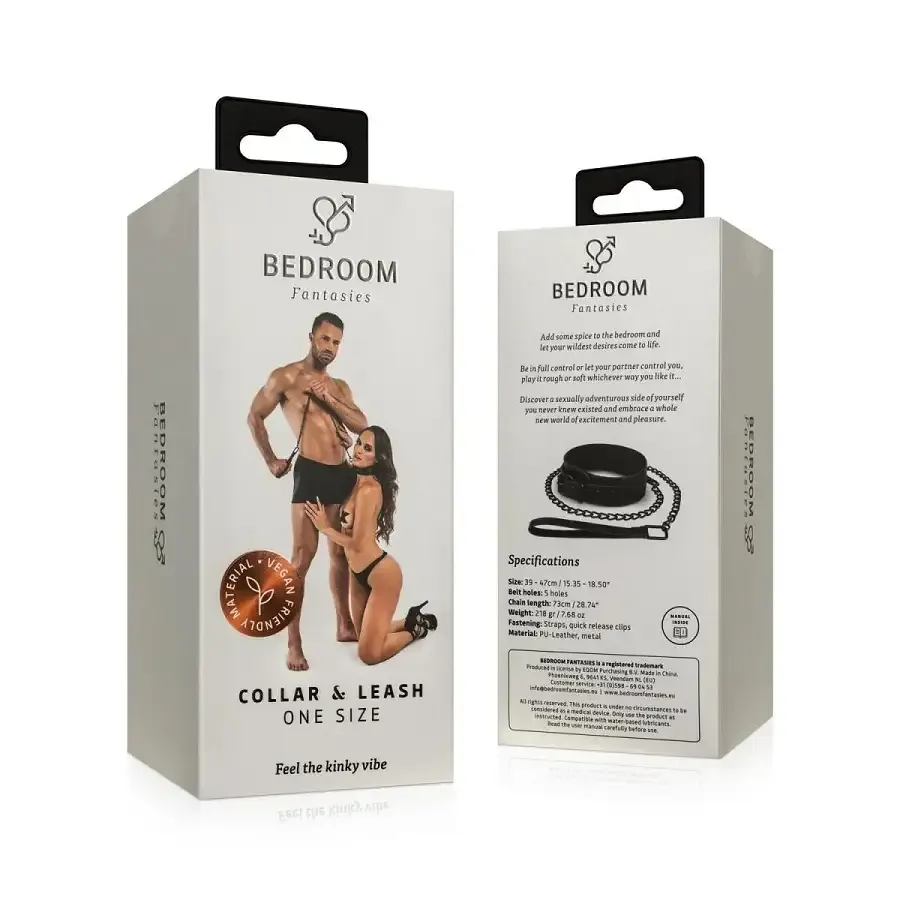 Нашийник с повідцем Bedroom Fantasies Collar & Leash Львов - изображение 9