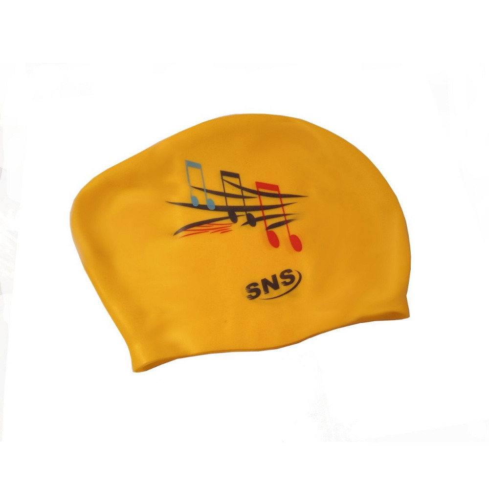 Шапочка для плавання для довгого волосся Music SNS KW-1 Вишневе - фото 2