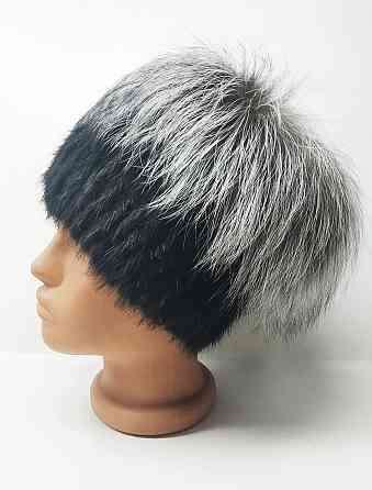 Шапка хутряна жіноча кубанка Джессіка Чорний Харків