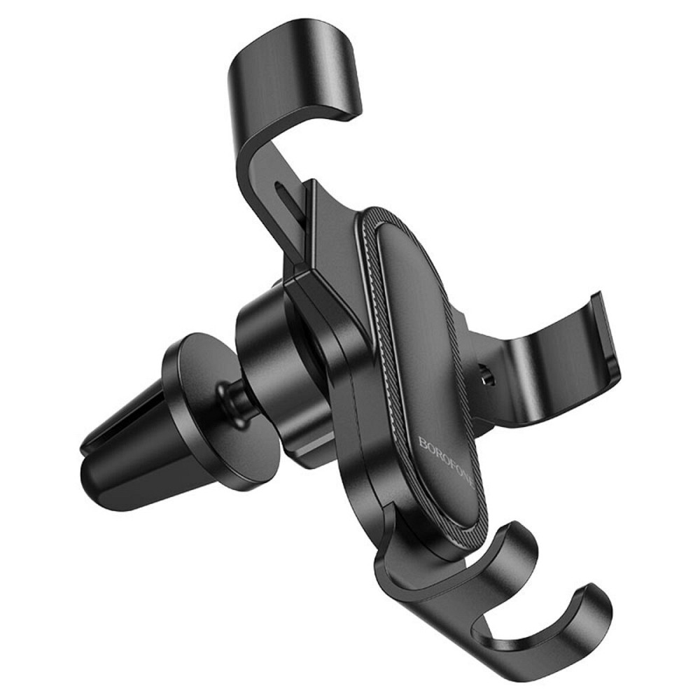 Тримач для мобільного BOROFONE BH74 Rock air outlet gravity car holder Black Киев - изображение 3