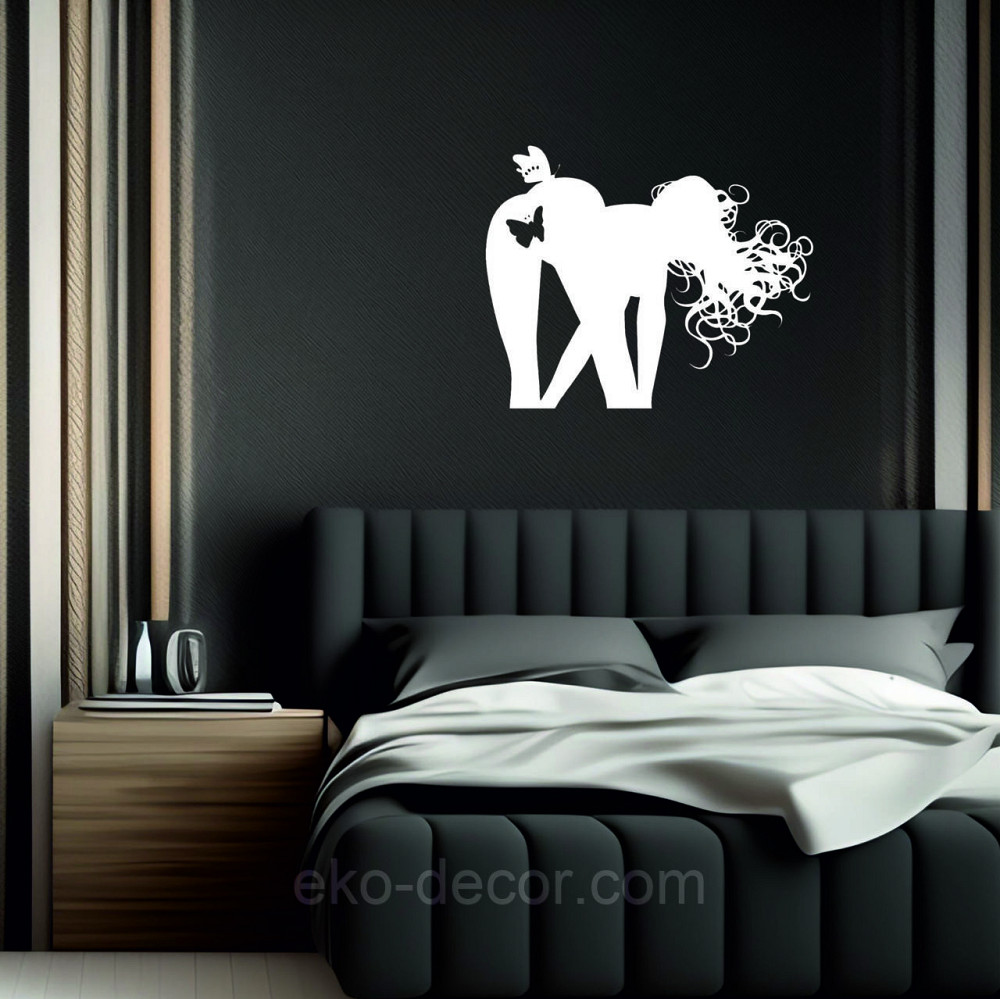 Декоративне настінне Панно «Сілует жінки», Декор на стіну 90*72 см, Білий Київ - фото 6