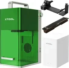 Плотер Xtool F1 Deluxe Grawerka Laserowa 2W1 10W Zestaw Akcesoria Przystawka Filtr (P5010308) Киев - изображение 1
