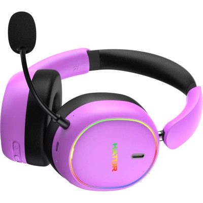 Навушники Hator Phoenix 2 Wireless Hi-Res SyncHUB Cyber Violet (ESH42) Вінниця - фото 4