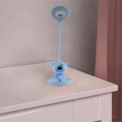 Настольная лампа Kite Bear LED с аккумулятором, синий (K24-492-2-3) Винница