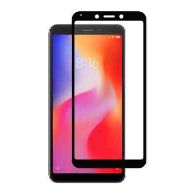 Скло захисне PowerPlant Full screen Xiaomi Redmi 6, Black (GL605552) Вінниця
