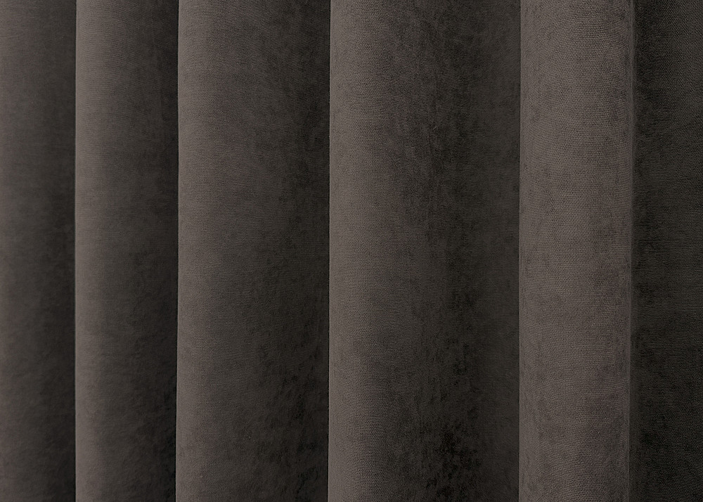 Комплект коротких штор VR-Textil Мікровелюр Petek YL № 1892ш Венге 140х170 см 2 шт (35-0422) Київ - фото 7