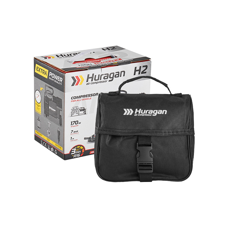 Компресор автомобільний Huragan 12В 7Атм 37л/хв (H0200) Львів - фото 7