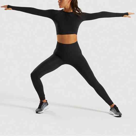 Лосины для спорта женские 46 черный Киев