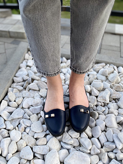 Kentro Балетки жіночі KENTO 01481/1 темно-сині (весна-осінь, шкіра натуральна) (3432) лише 35р. Коломыя - изображение 4