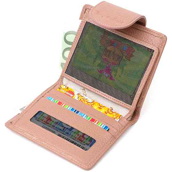 Красивый женский кошелек нежного цвета из натуральной кожи Tony Bellucci 22020 Бежевый Киев