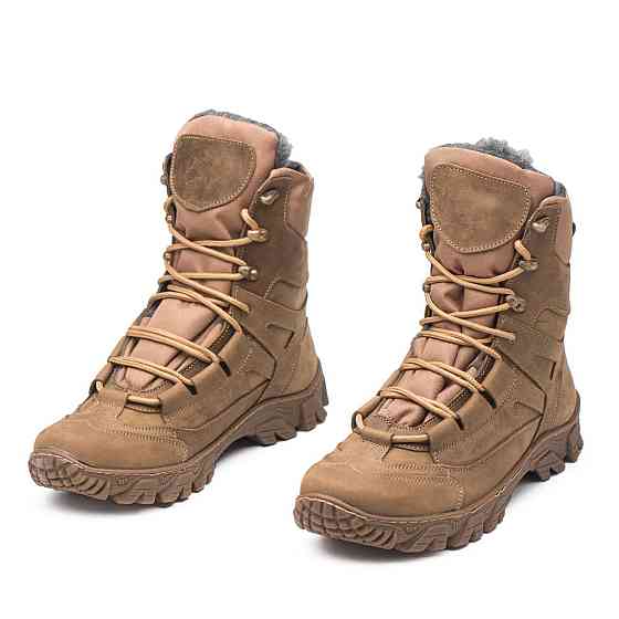 Зимові теплі тактичні високі берці кайот 40 (26) Харьков