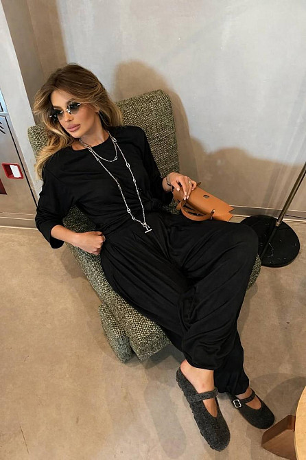 Женский стильный вязаный костюм двойка плотная турецкая вискоза Одесса - изображение 6