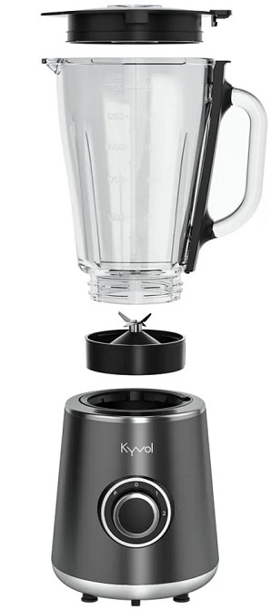 Блендер Kyvol SB150 стаціонарний/ 500Вт/ чаша 1,5л/ 2 швидкості/ чорний Винница - изображение 3