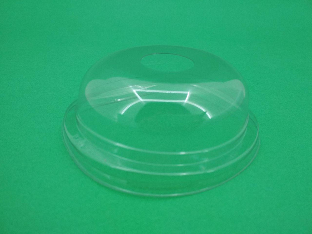 Кришка купольна з отвором для склянки РЕТ (200,300,500) (не висока) (100 шт.) Харків - фото 1