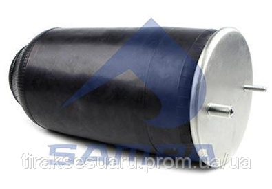 Пневморесора без стакана ROR; MERCEDES; WEWELER Пневмоподушка для прицепов с осями ROR; MERCEDES; WEWELER 2 шпильки 1 штуцер Луцк - изображение 1