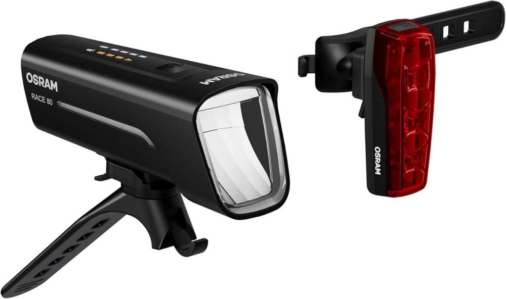 Комплект світлодіодних ліхтарів для велосипеда зі стоп-сигналом Osram LEDsBike Race 80 Харків - фото 8