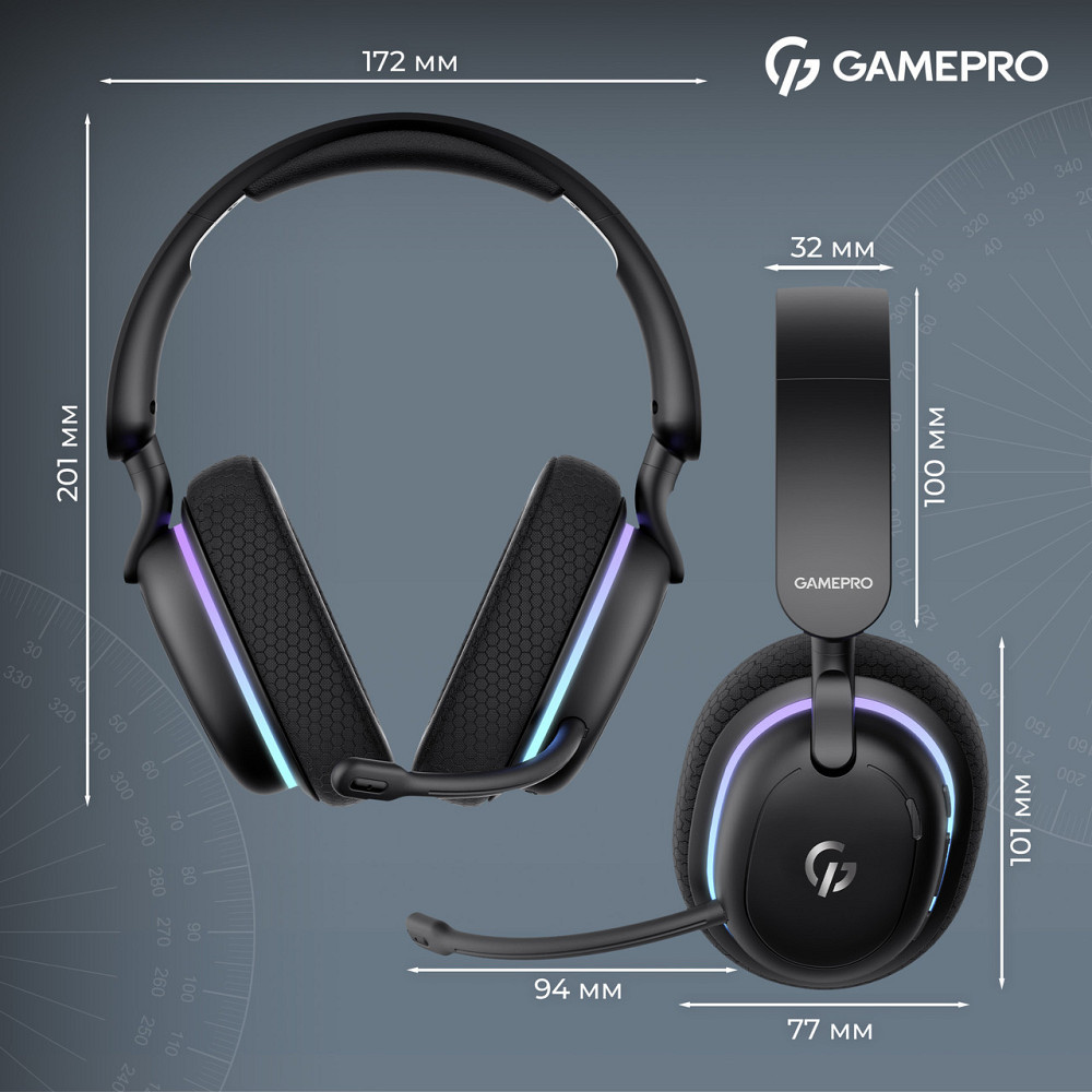 Гарнітура GamePro Asgard Bragi Black (HSW250B) ( Чорний ) Харків - фото 14