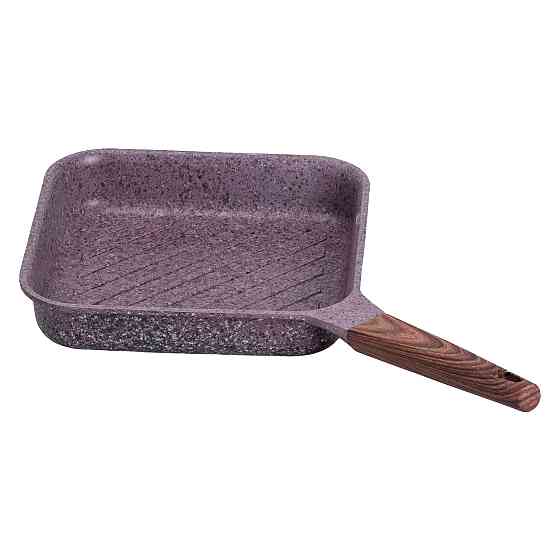 MGC Сковорода-гриль алюмінієва, квадратна, 2,5 літри, з антипригарним покриттям, 24 см, MGC Pur Коломыя