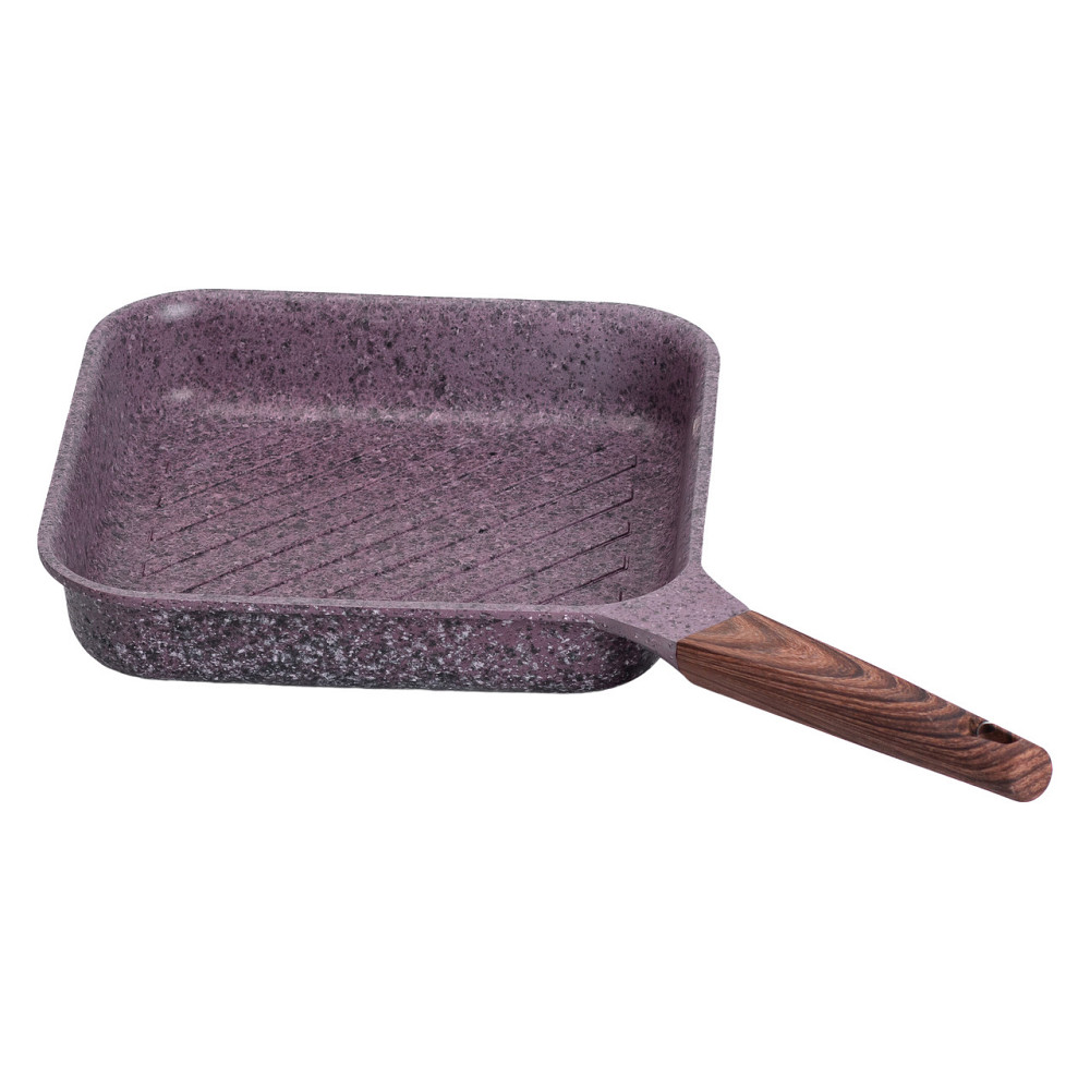 MGC Сковорода-гриль алюмінієва, квадратна, 2,5 літри, з антипригарним покриттям, 24 см, MGC Pur Коломыя - изображение 4