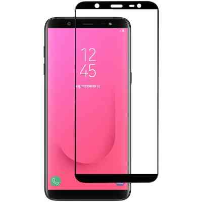 Скло захисне PowerPlant Full screen Samsung Galaxy J8, Black (GL607556) Вінниця