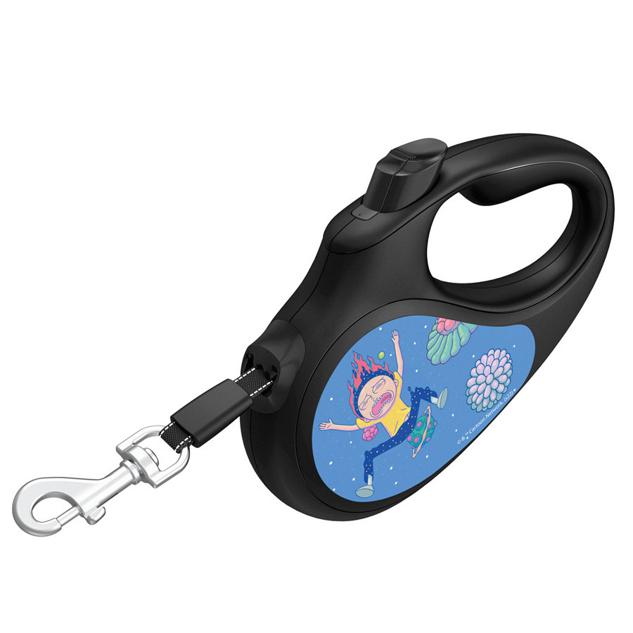 Повідець-рулетка для собак WAUDOG R-leash, малюнок "Рік і Морті 3", світловідбивна стрічка, XS, до 12 кг, 3 м Вінниця - фото 3