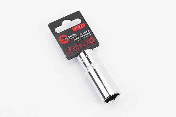 Головка торцева 6-гранна подовжена 3/8" 17мм CrV ET-0427 Київ