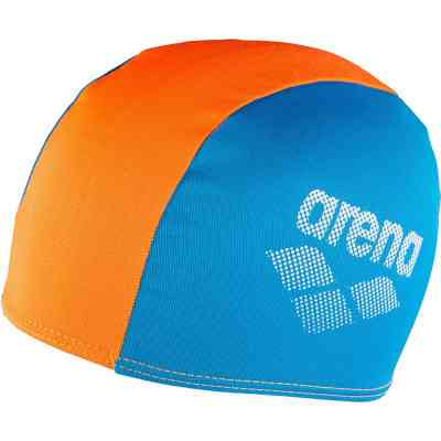 Шапка для плавания Arena Polyester II JR 002468-730 блакитний, помаранчеви (3468336218143) Винница