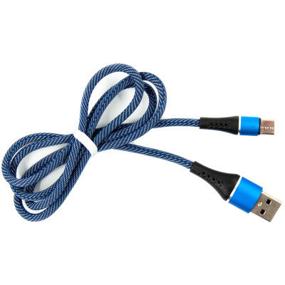 Дата кабель USB 2.0 AM to Type-C 1.0m blue Dengos (NTK-TC-MT-JEANS) Вінниця - фото 2
