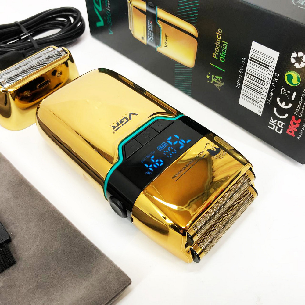 Акумуляторна бритва для гоління голови VGR V-350, Бритви електричні, Електробритва-шейвер чоловіча RA-39 Львів - фото 20