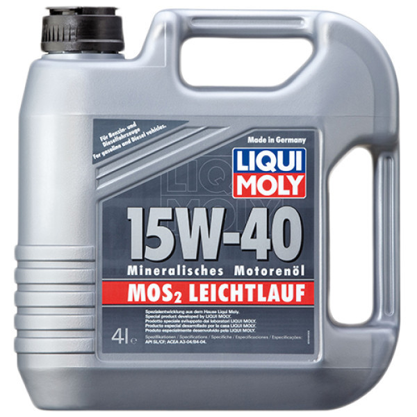 Моторне масло Liqui Moly MoS2 Leichtlauf 15W-40 4л Львів - фото 1