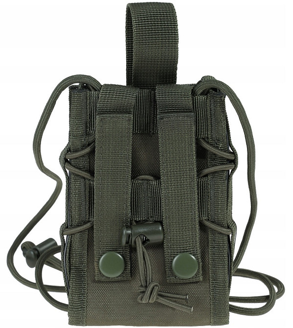 Тактичний Підсумок для смартфона та документів із системою Molle та ременем Mil-Tec від Sturm (13492001) Olive Нововолинськ - фото 3