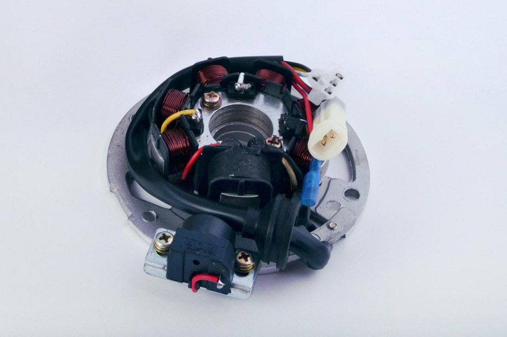 Статор генератора скутер Ямаха Йог 50 (5+1 котушок, 5 проводів) Мукачево - фото 1