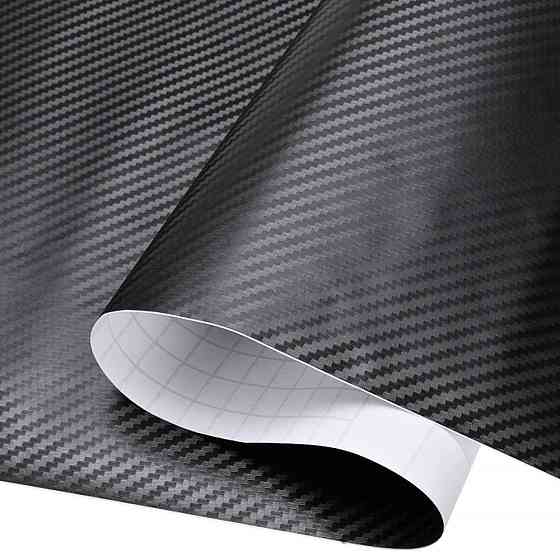 Карбонова плівка 3D 30х150 см,1 рулон,Чорна SBR Київ