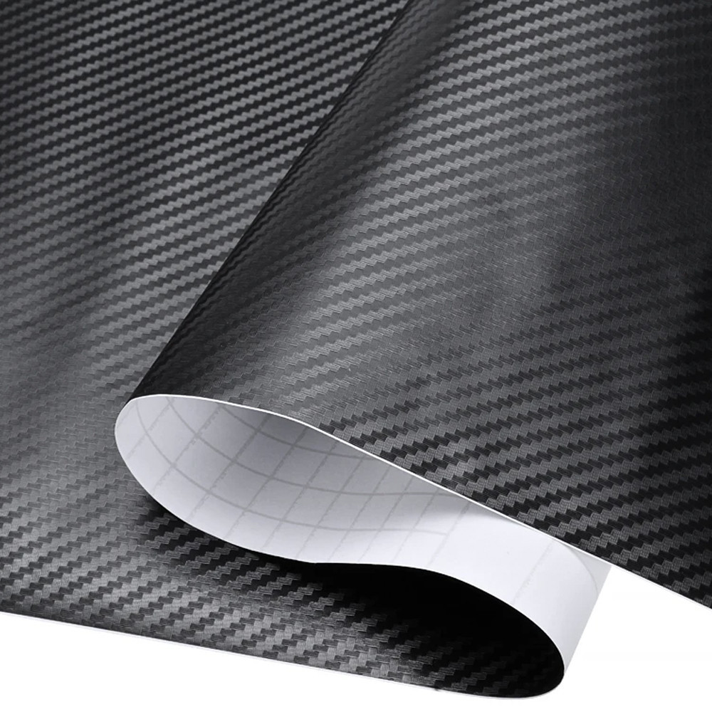 Карбонова плівка 3D 30х150 см,1 рулон,Чорна SBR Київ - фото 1