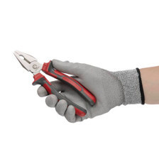 Плоскогубцы 200мм красно-серые ручки Мукачево - изображение 4