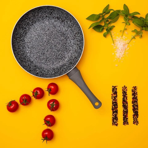 Антипригарная сковорода для овощей Well, Качественная алюминиевая антипригарная сковорода ZK-14 Львов - изображение 9