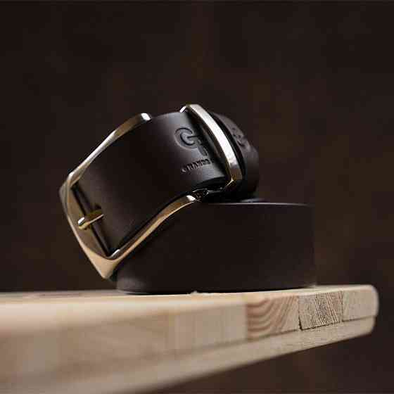 Ремень Grande Pelle 11054 Коричневый Киев