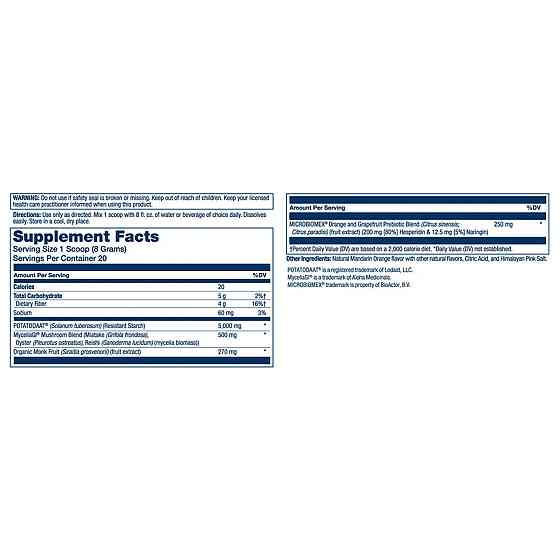Пробіотик Solaray Mycrobiome Prebiotic Powder 160g Київ
