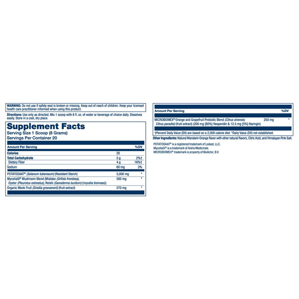 Пробіотик Solaray Mycrobiome Prebiotic Powder 160g Київ - фото 3