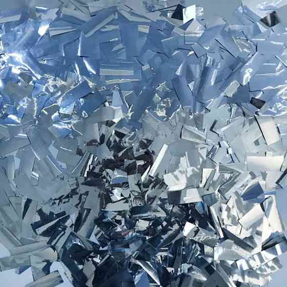 Метафан из фольги праздничный 800 г серебристый Киев