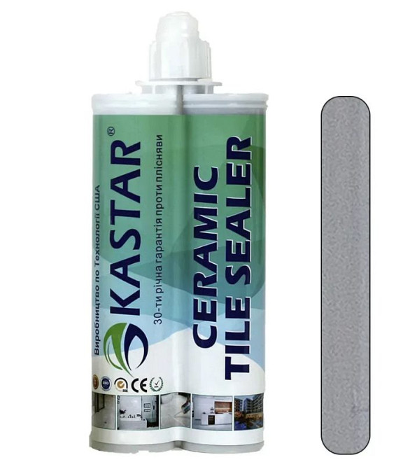 Епоксидна фуга для швів Kastar Ceramic Tile Sealant K12 сірий 400 мл Київ - фото 1