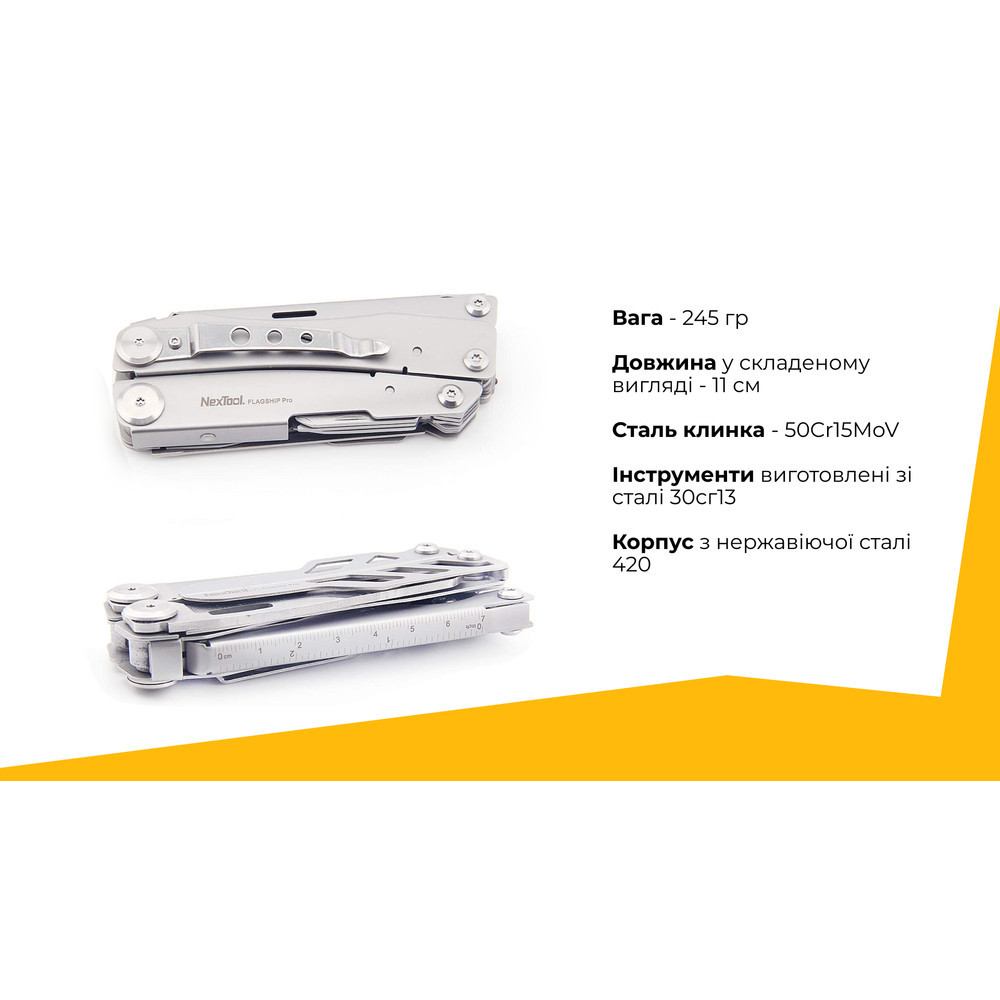 Мультитул NexTool Flagship Pro NE20220 Київ - фото 7